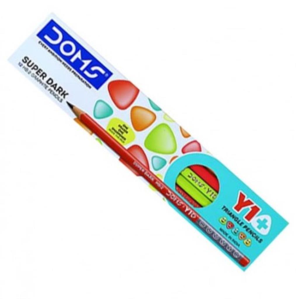 أقلام رصاص DOMS Y1 سوبر دارك HB – علبة 12 قلم